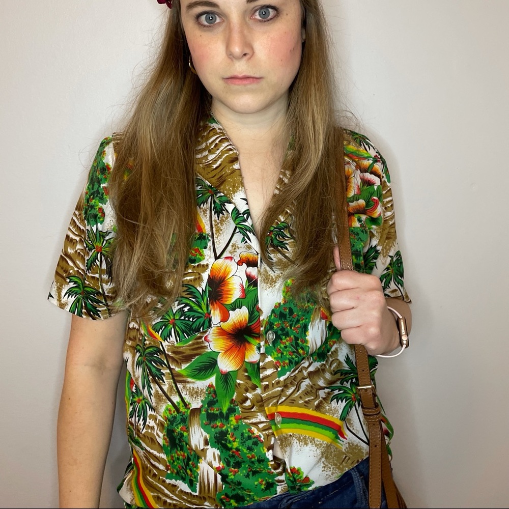 ⚡️HOST PICK⚡️Vintage 60s70s Hawaiian Shirt Unisex